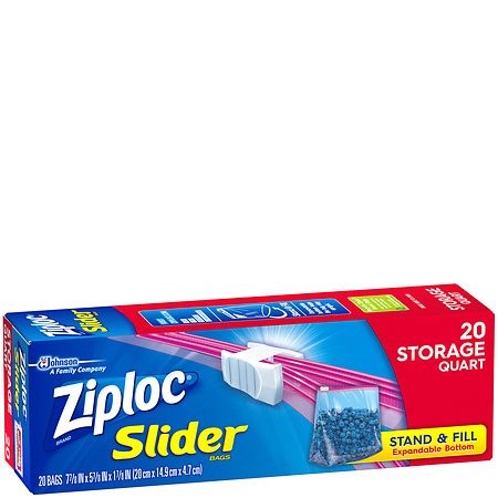 ZIPLOC EZ ZIP STORAGE QT 20s