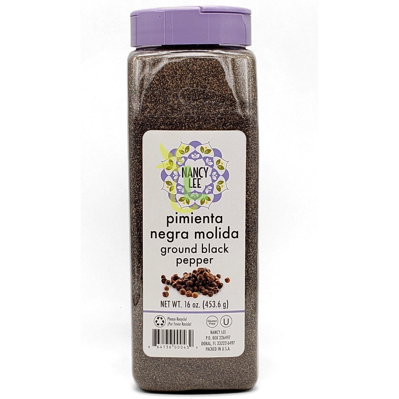 NANCY LEE GROUND BLACK PEPPER 16oz