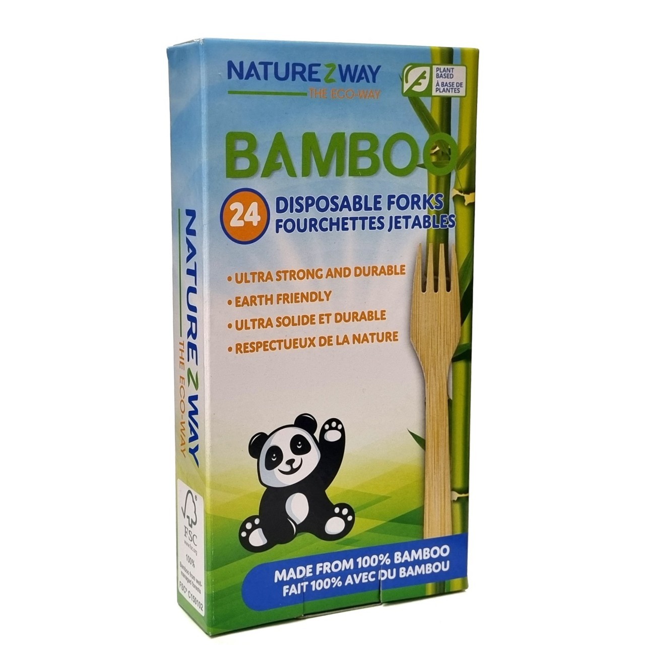 NATURZ BAMBOO FORKS 24s