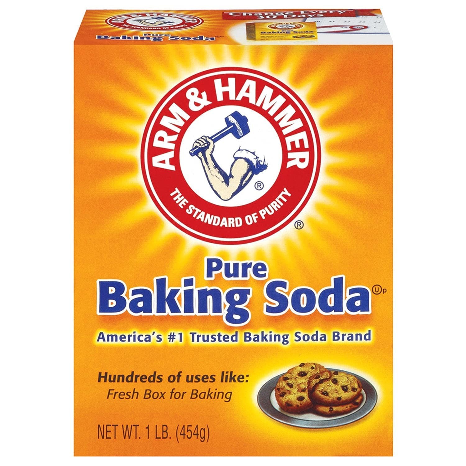 ARM & HAMMER PURE BAKING SODA 454G