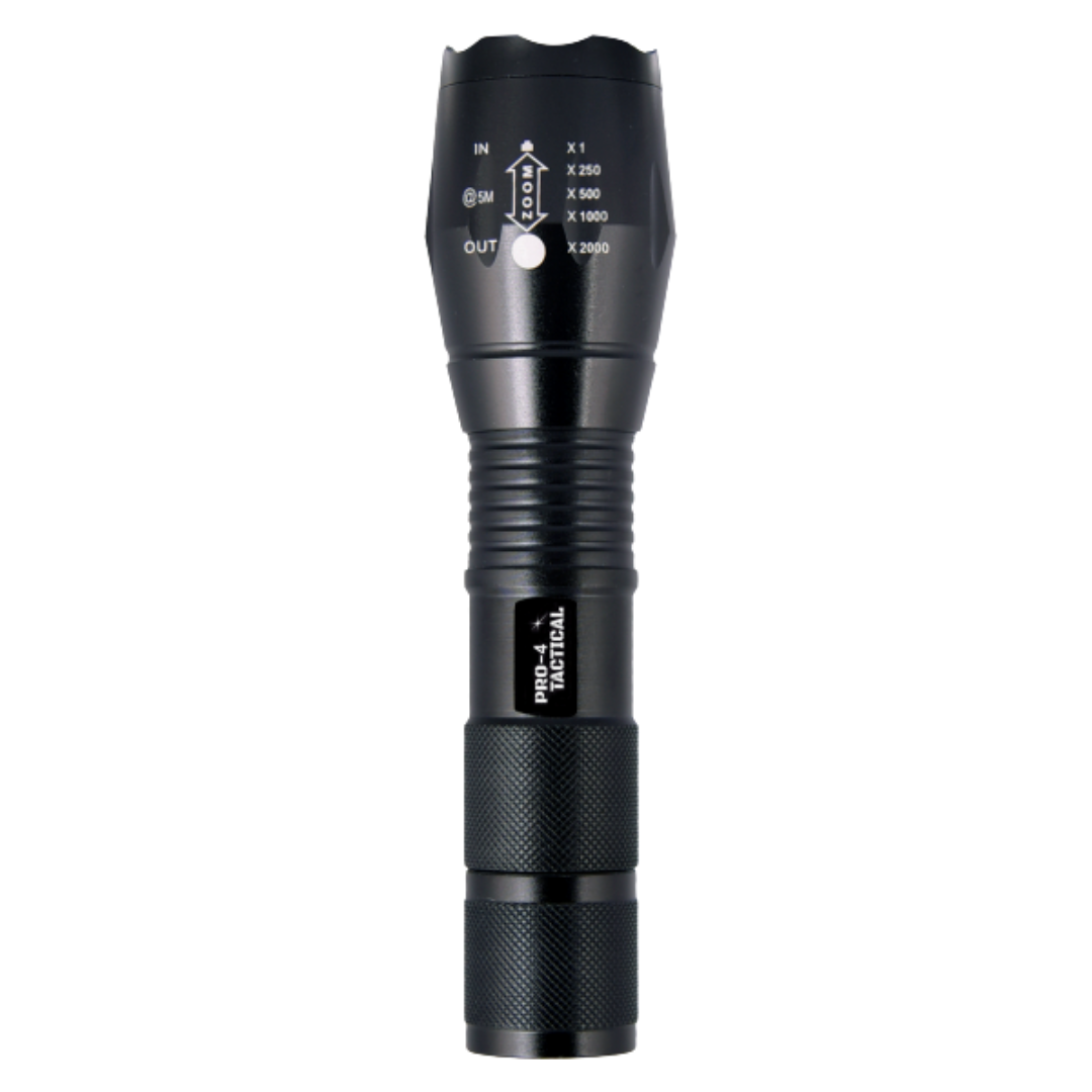 Pro-4 Tactical Flashlight with Cob Lantern