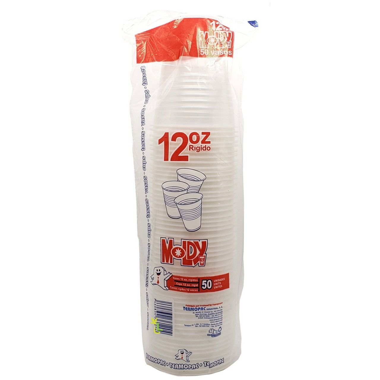 MOLDY PLASTIC CUPS 50x12oz