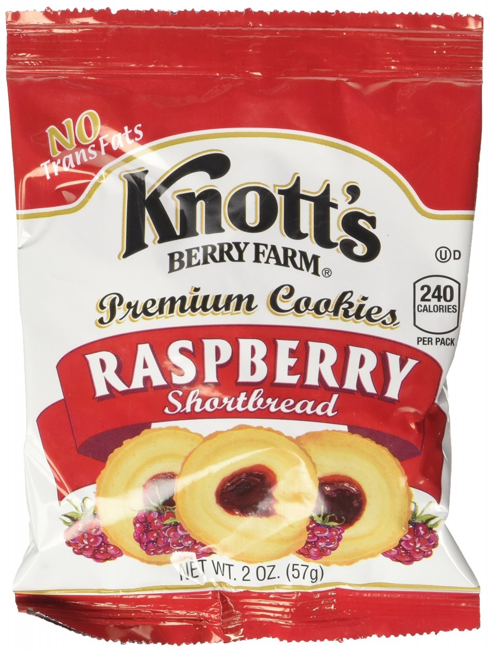 KNOTTS SHORTBREAD RASP 57g