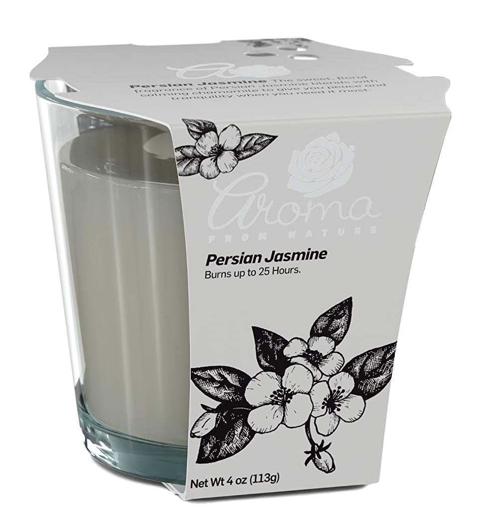 AROMA NATURALS CANDLE PERSION JASMNE 4oz
