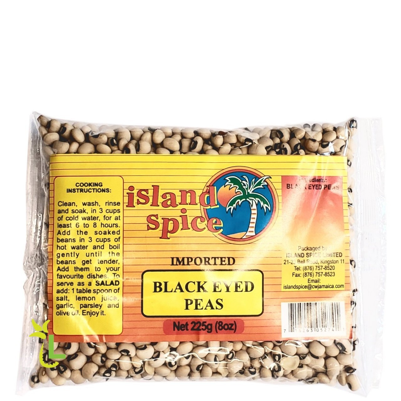 ISLAND SPICE PEAS BLACK EYED 8oz