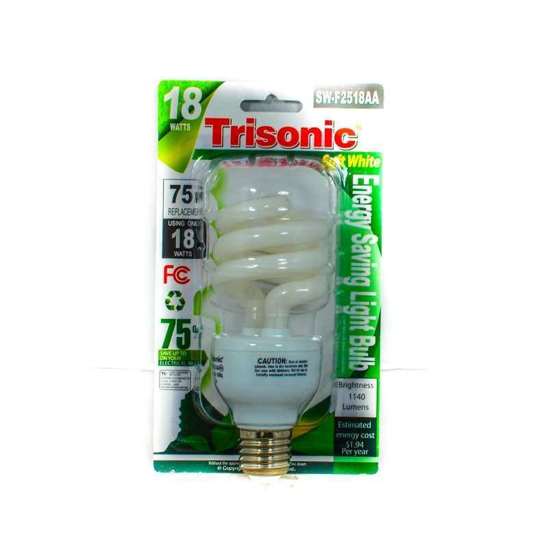 TRISONIC ENERGY SAVING BULB SW-F2518-18W