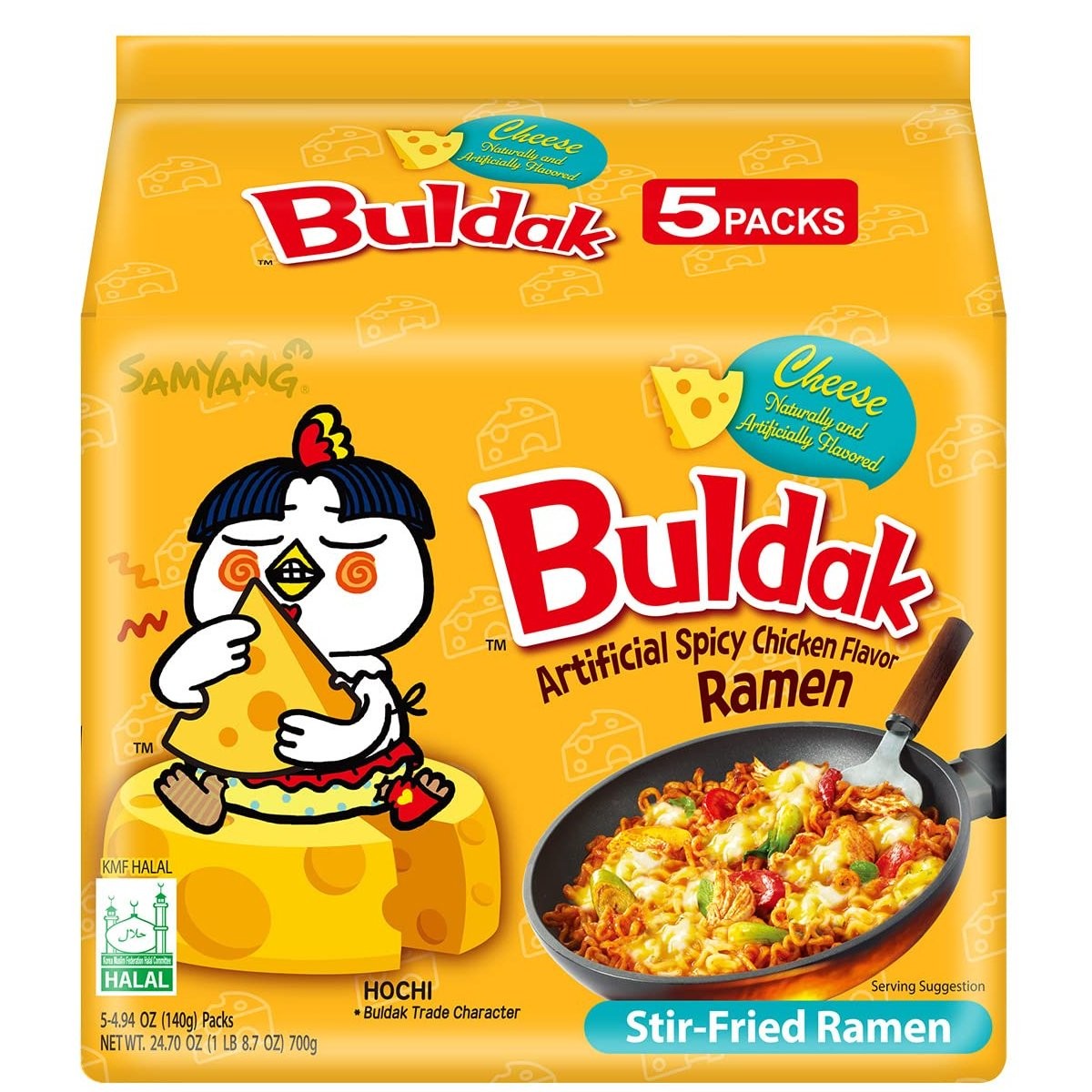 SAMYANG RAMEN CHICKEN CHEESE 5x140g