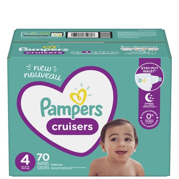 PAMPERS CRUISERS JUMBO #4 70s