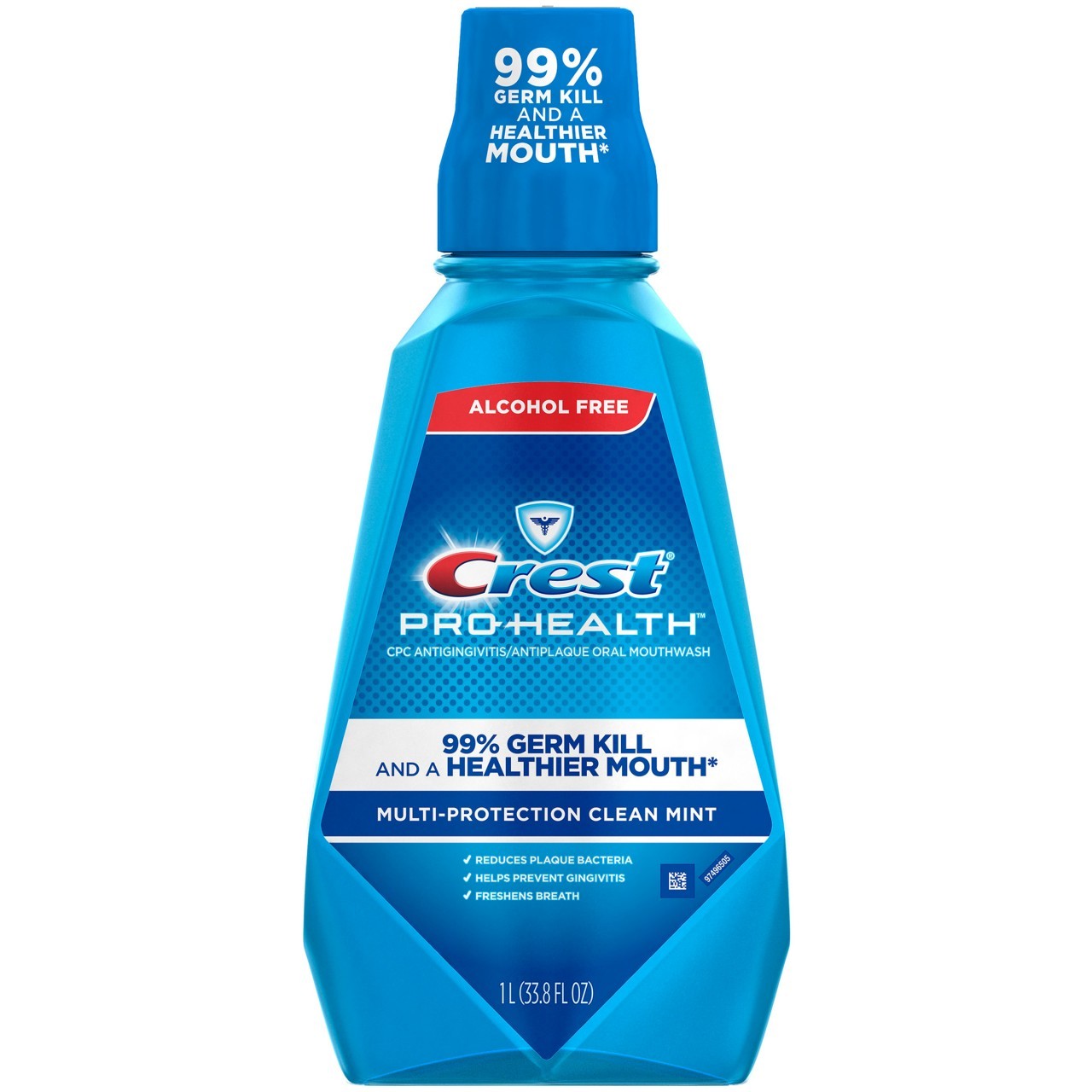 CREST MOUTHWASH PRO-HEALTH CLEAN MINT 1L
