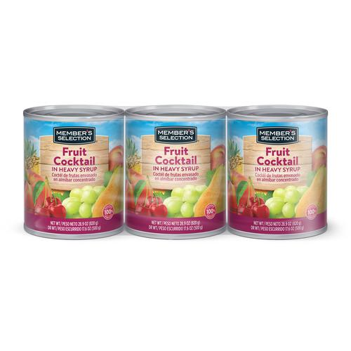 Member's Selection Fruit Cocktail 3 Units / 28.9 oz / 820 g