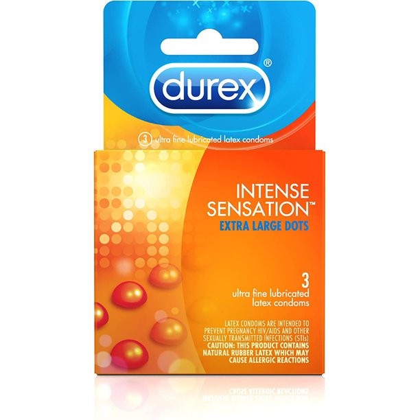 DUREX INTENSE SENSATION CONDOMS 3’S