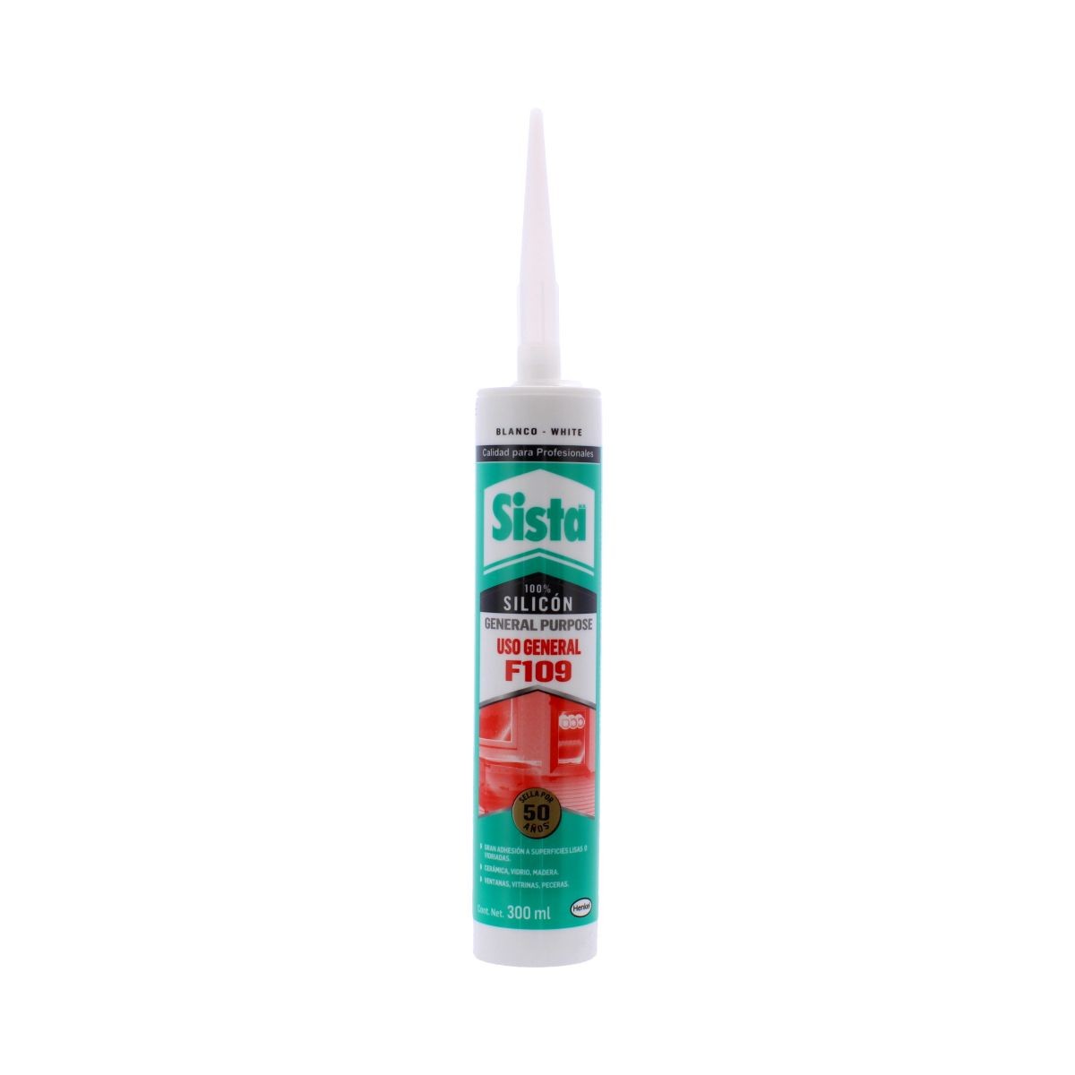 300 ml. White General Purpose Silicone #F109