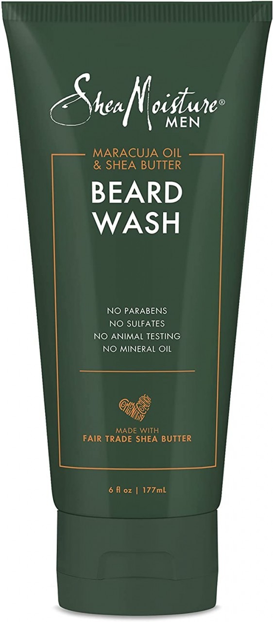 Shea Moisture MARACUJA OIL & SHEA BUTTER BEARD WASH DEEP CLEAN & REFRESH