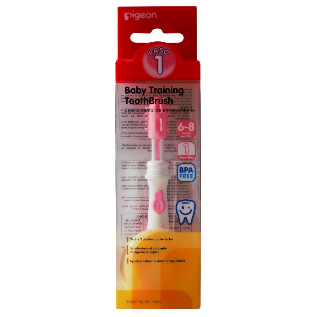 Pigeon Baby Training Tooth Brush, Step 1