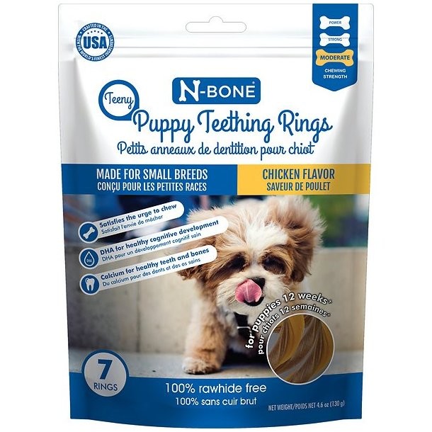 N BONE PUPPY TEETHING RINGS TEENY 130g