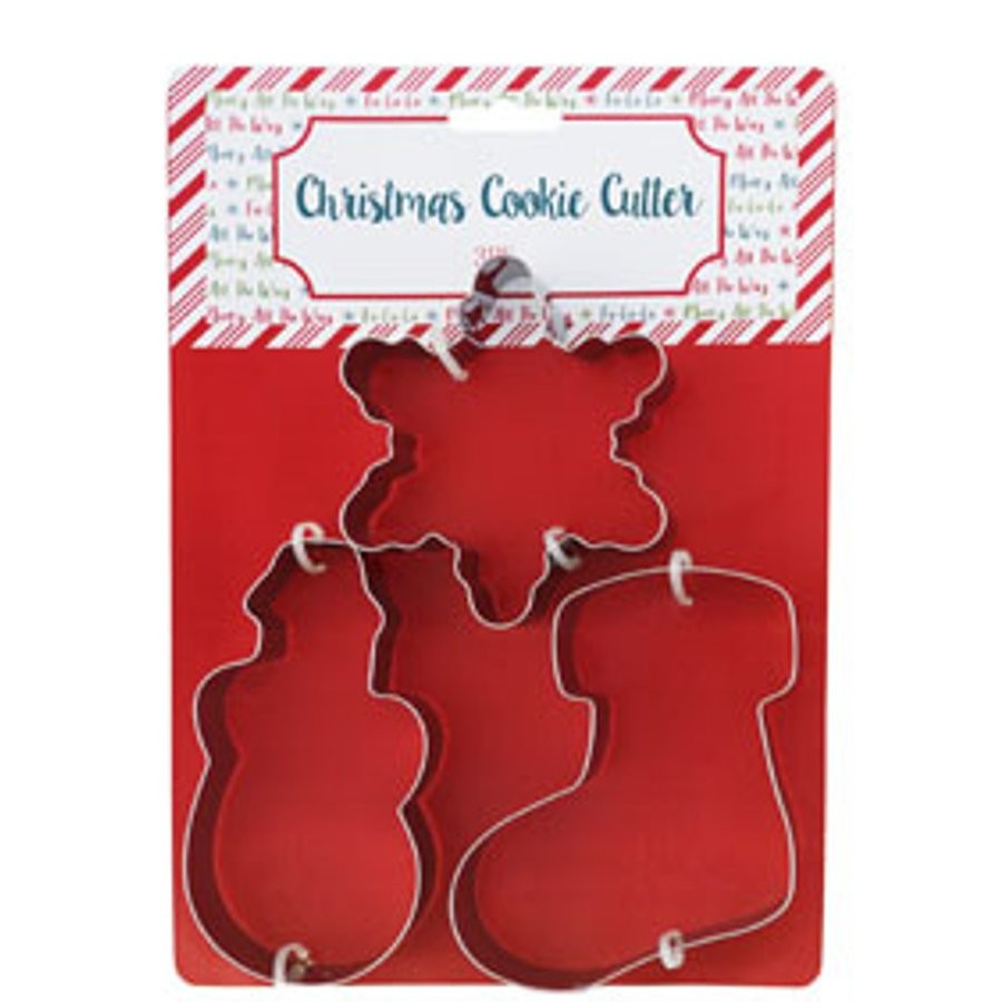 REGENT XMAS COOKIE CUTTERS 3pk