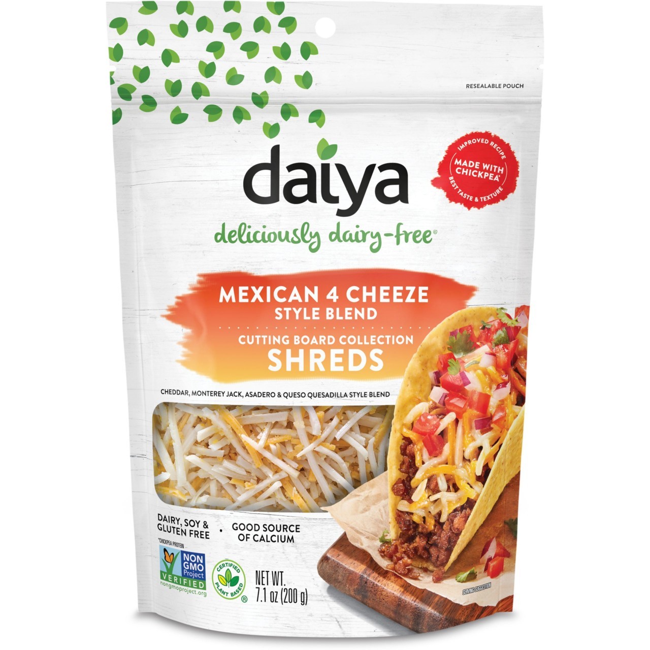 DAIYA MEXICAN 4 CHEESE STYLE SHREDS 8oz
