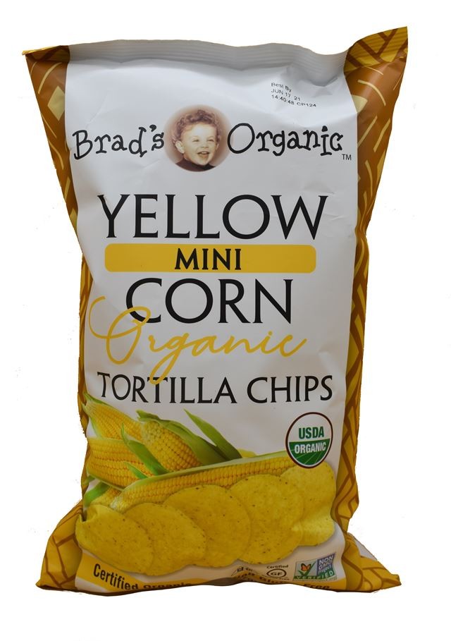 BRADS TORTILLA CHIPS YELLOW MINI 8oz