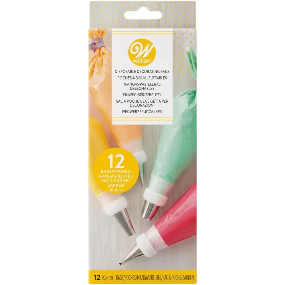 Wilton Disposable Decorating Bags, 12 bags, 12"