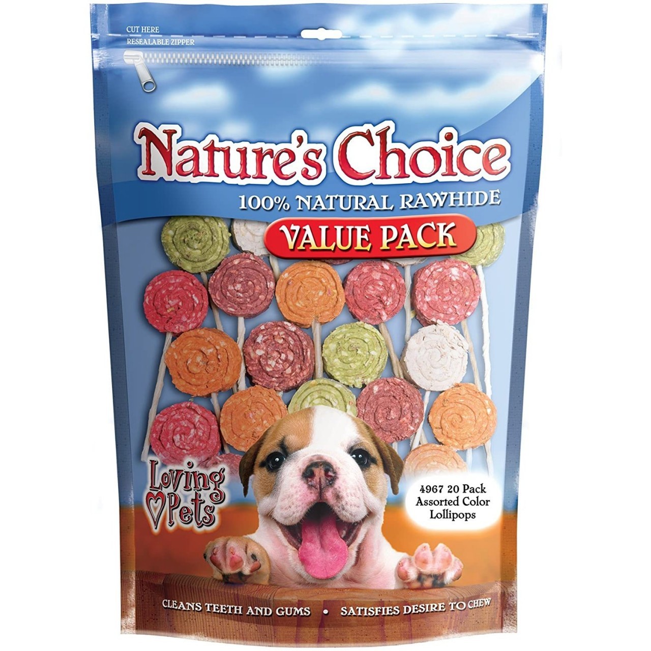 NATURES CHOICE RAWHIDE CHEW TREATS 20ct