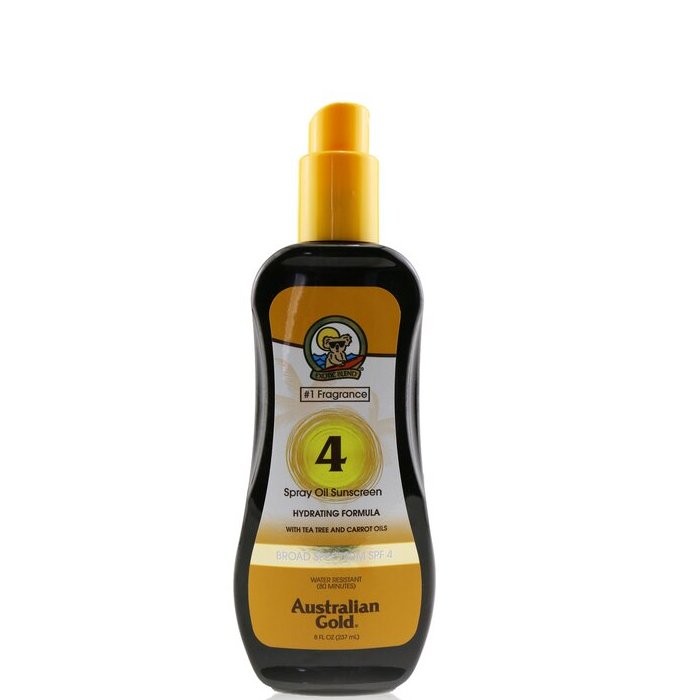 AUSTRALIAN GOLD SPF4 CARROT OIL SPRAY 8o