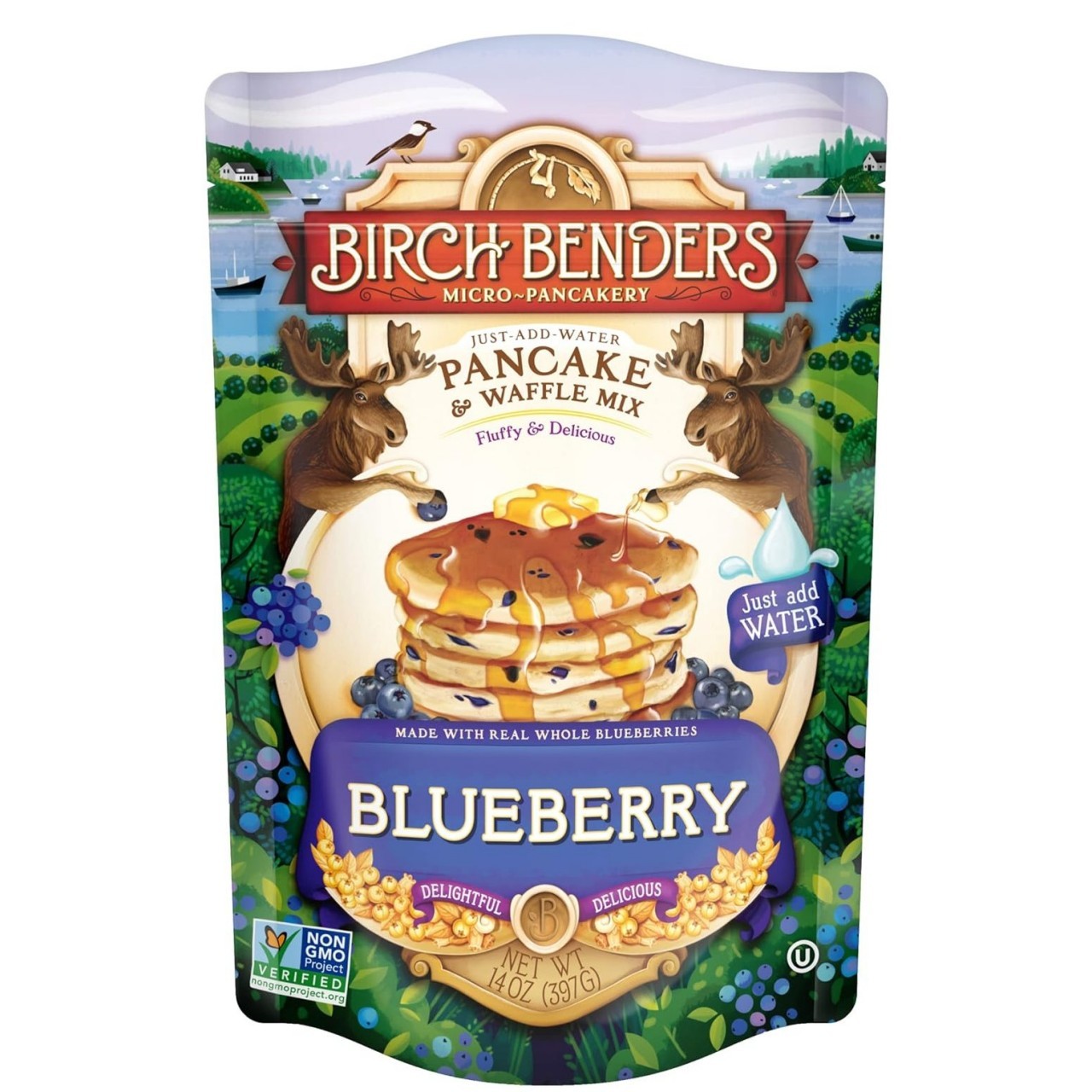 BIRCH PANCAKE MIX BLUEBERRY 397g