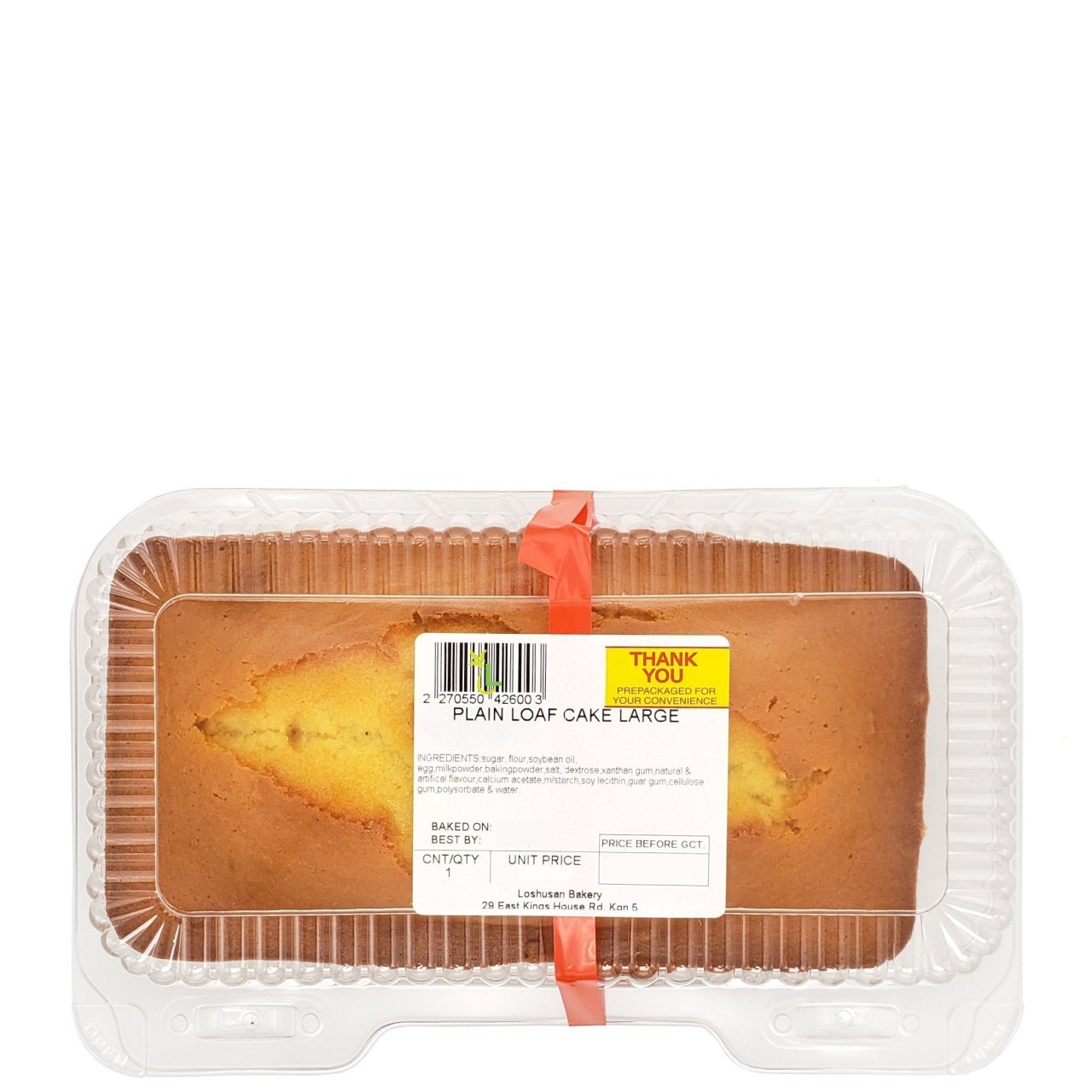 CAKE LOAF PLAIN lrg