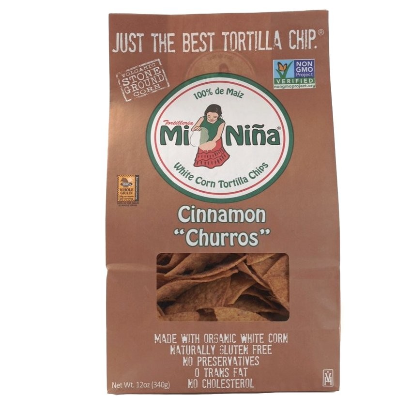 MININA TORTILLA CINNAMON CHURRO 12oz