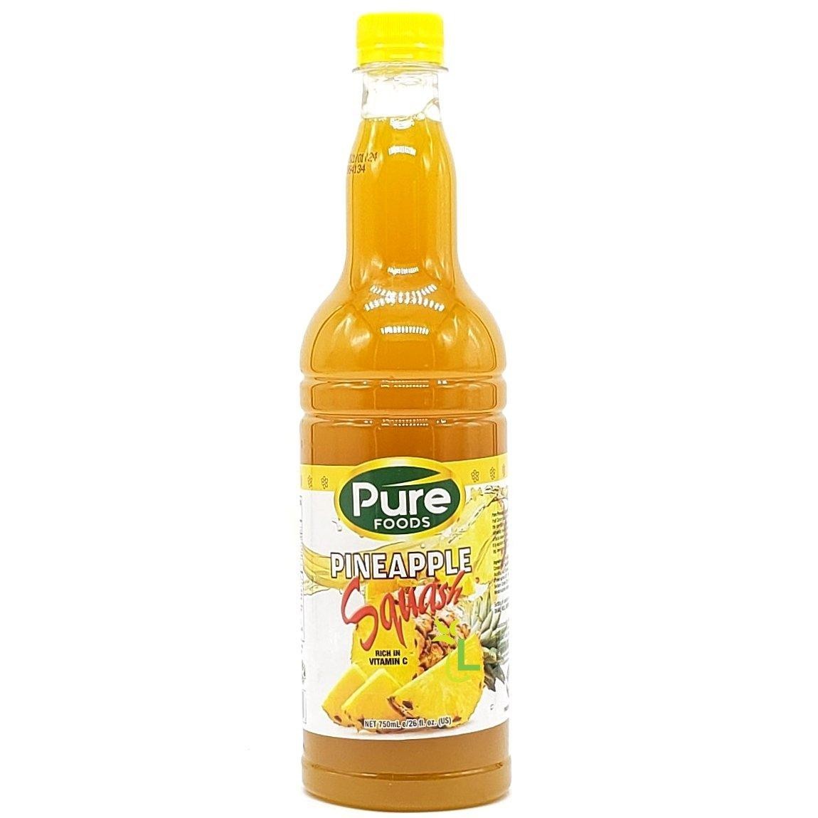 PURE SQUASH PINEAPPLE 750ML