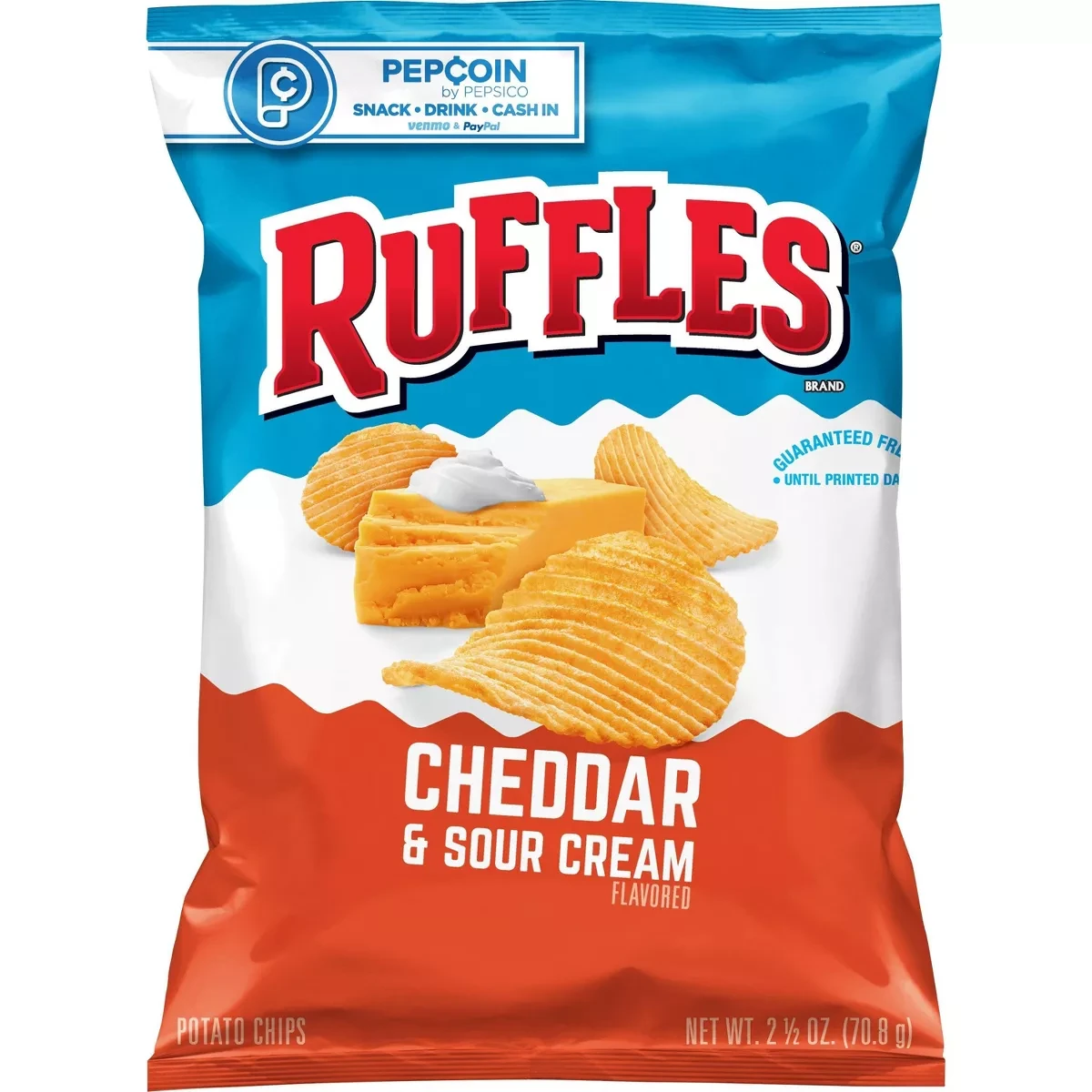 RUFFLES CHEDDAR & SOUR CREAM (48X38G)