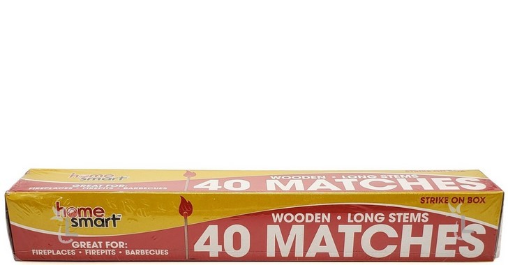 HOME SMART WOODEN MATCHES LONG STEM 40s