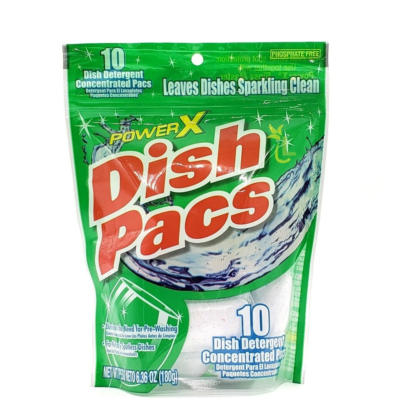 POWER X DISH PACS 6.36oz