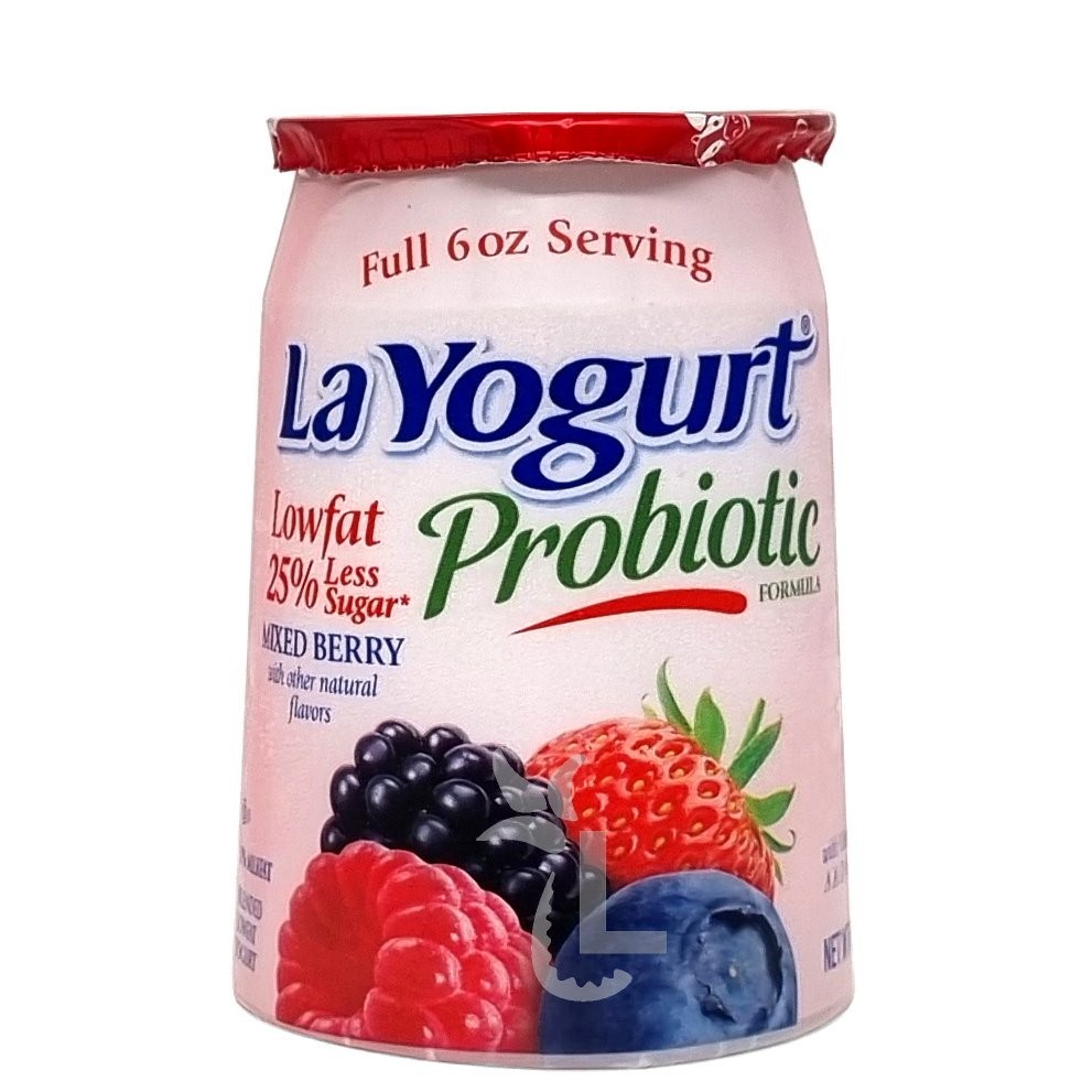 LAYOGURT PROBITOTIC MIXED BERRY 6OZ