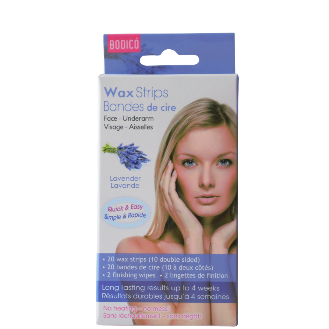 Bodico Lavender Wax Strips, 20 pcs