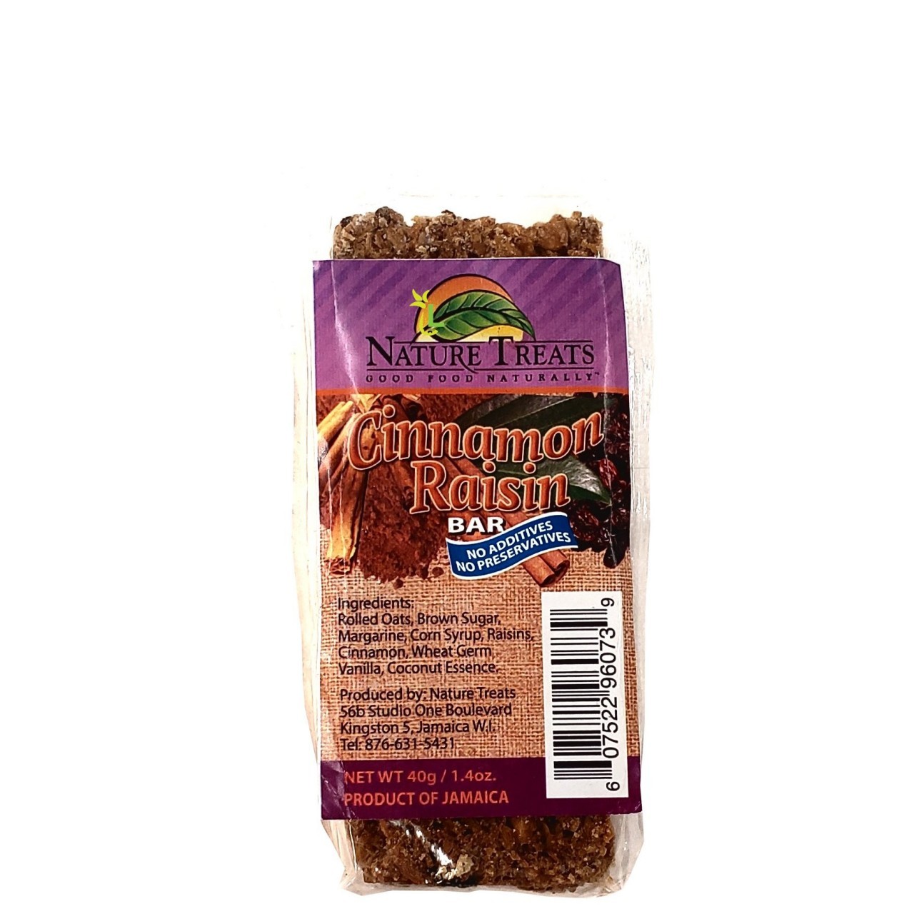 NATURE TREATS CINN&RAISN GRAN COOKIE 40g