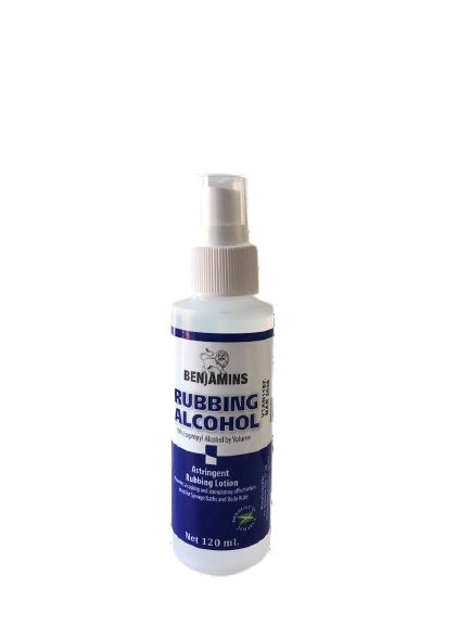 BENJAMINS RUBBING ALCOHOL 120ml