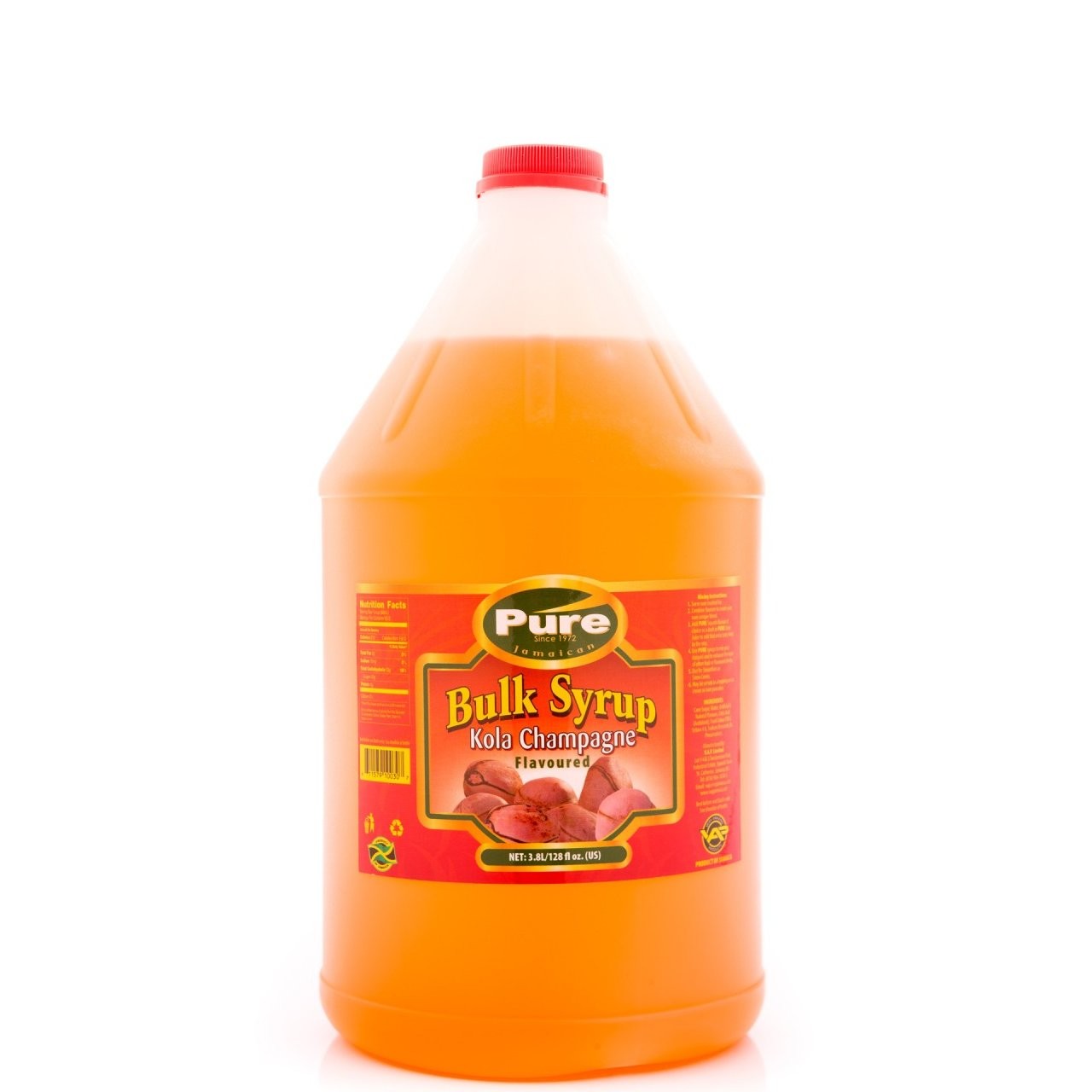 PURE SYRUP KOLA CHAMPAGNE 3.89L
