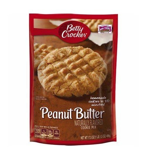 BETTY CRKR COOKIE PEANUT BUTTER 496g