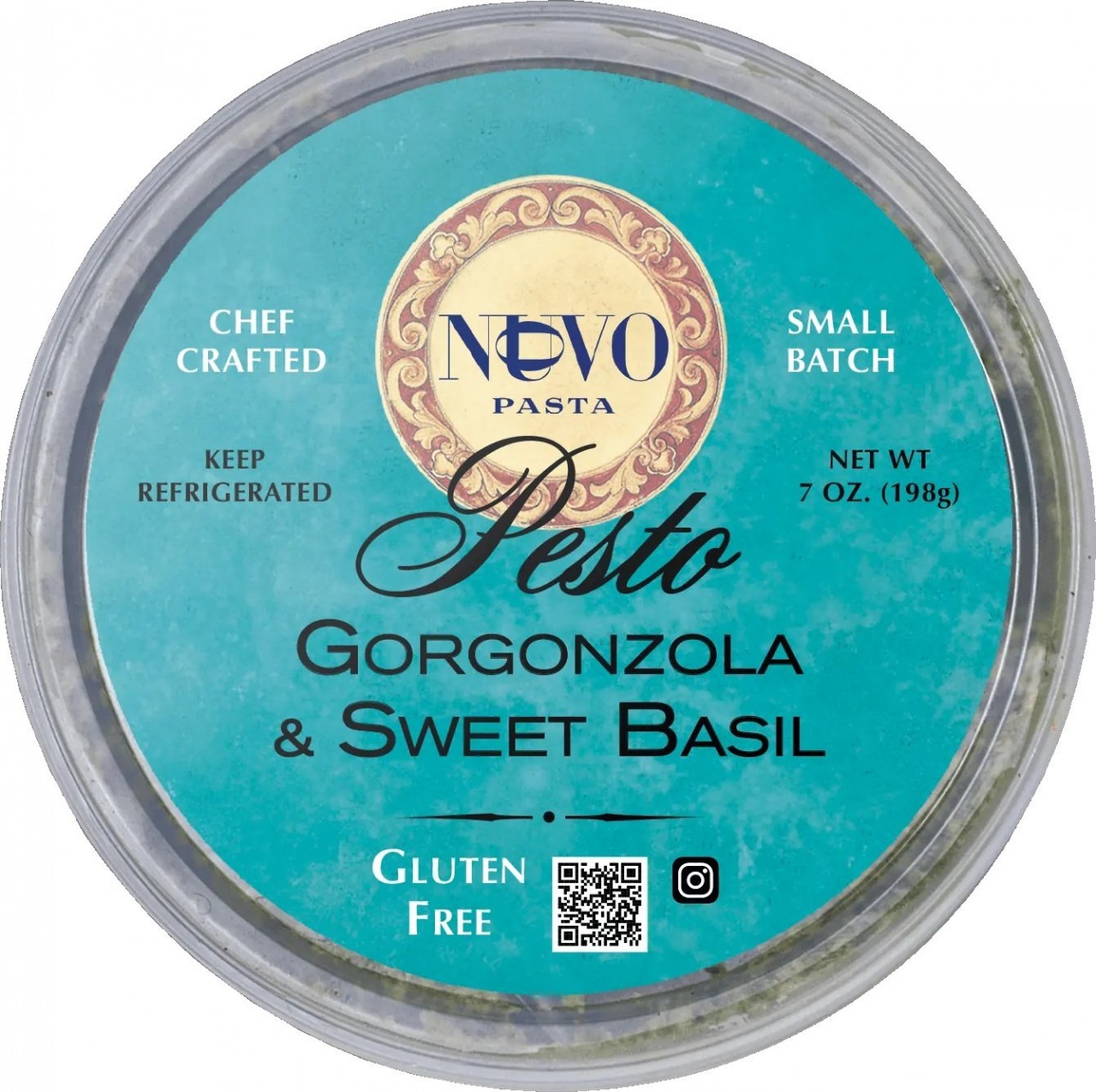 NUOVO PESTO GORG & SWEET BASIL GF 6oz