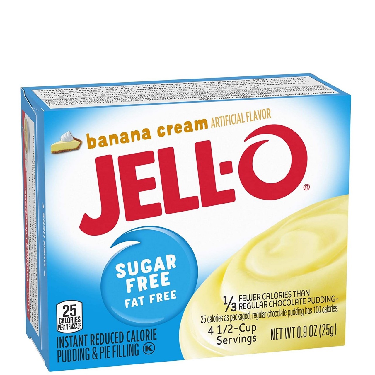 JELLO PUDDING BANANA CREAM SF 0.9oz