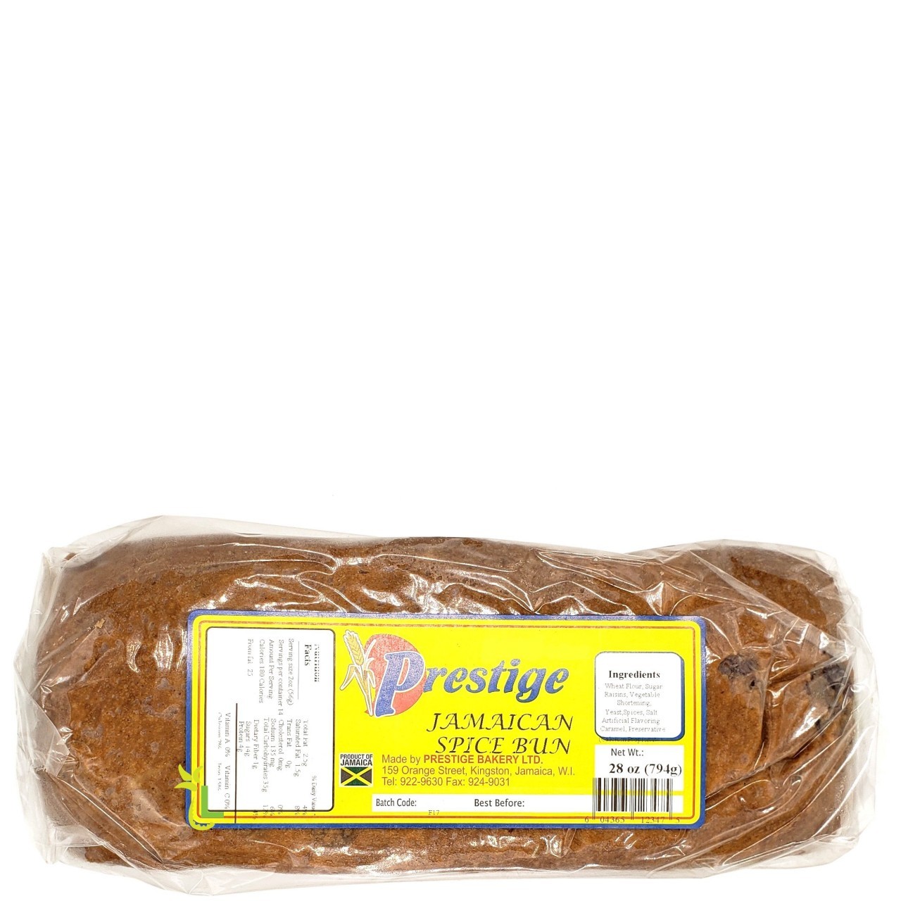 PRESTIGE SPICE BUN 28oz