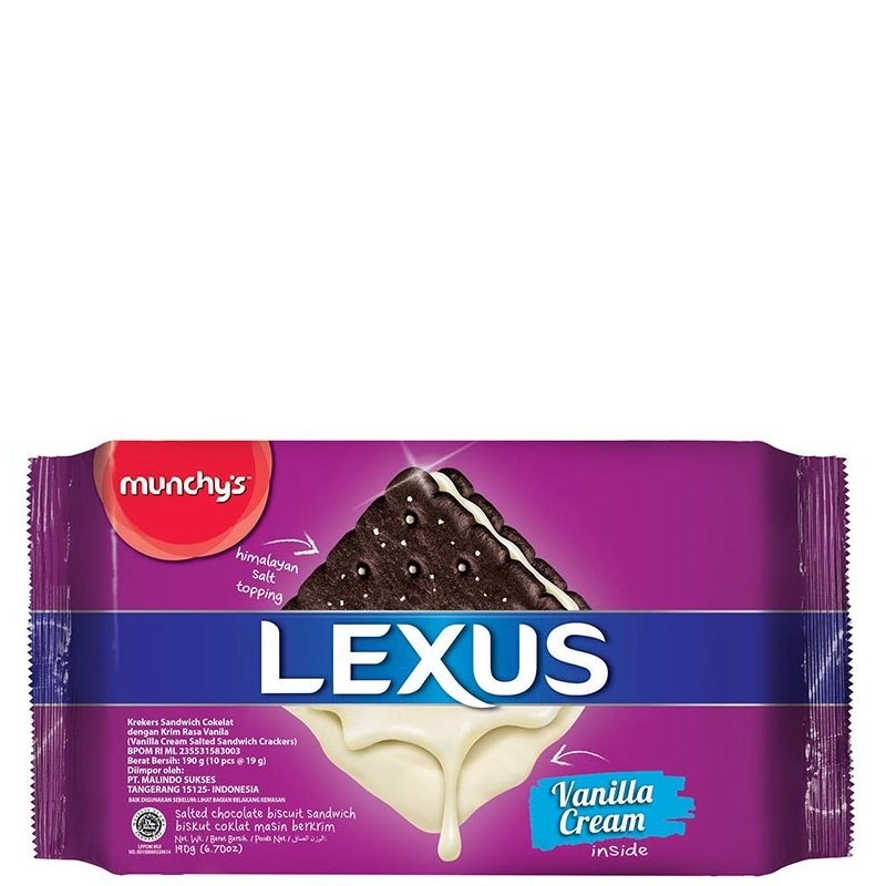 MUNCHYS LEXUS VANILLA CREAM 190g