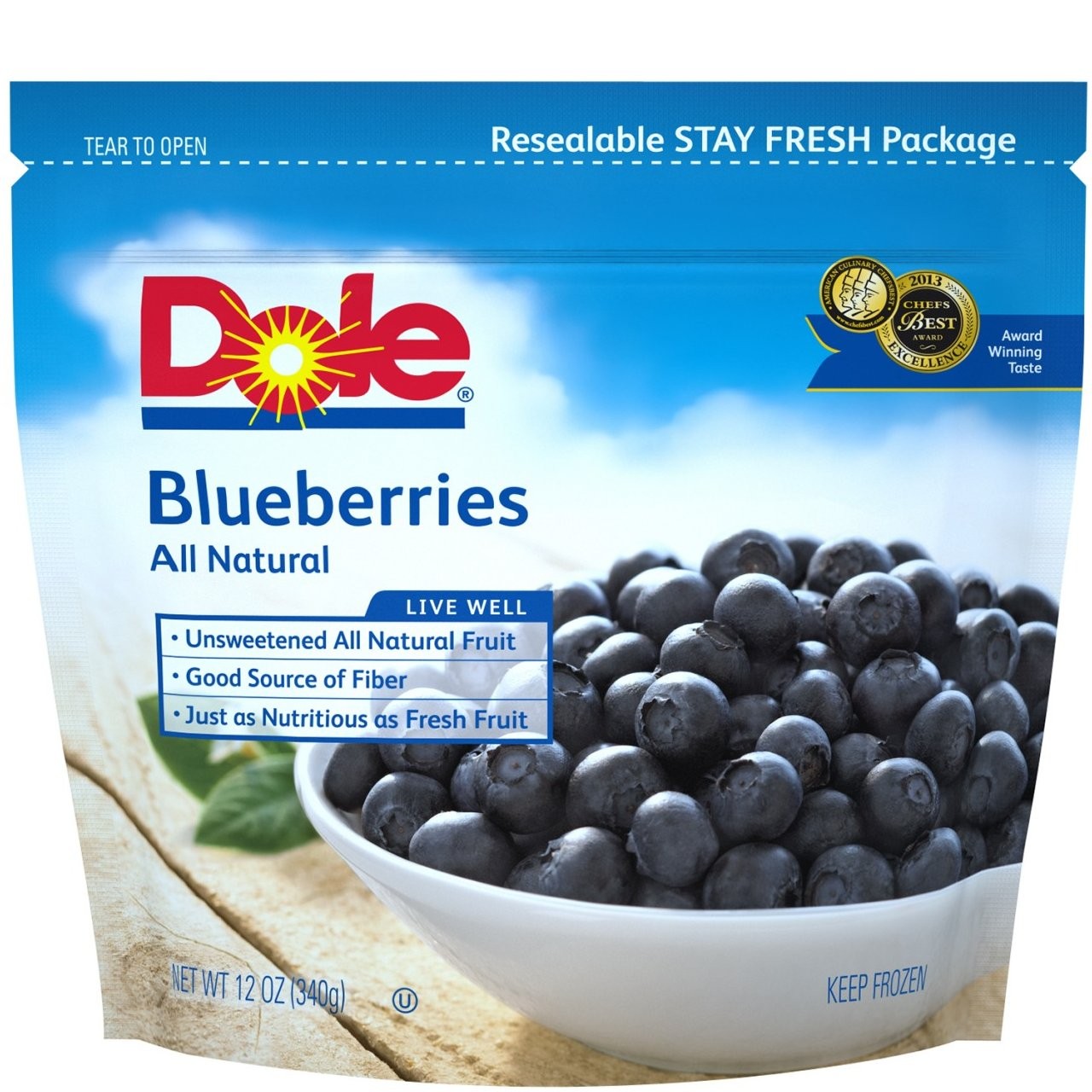 DOLE BLUEBERRIES 12oz