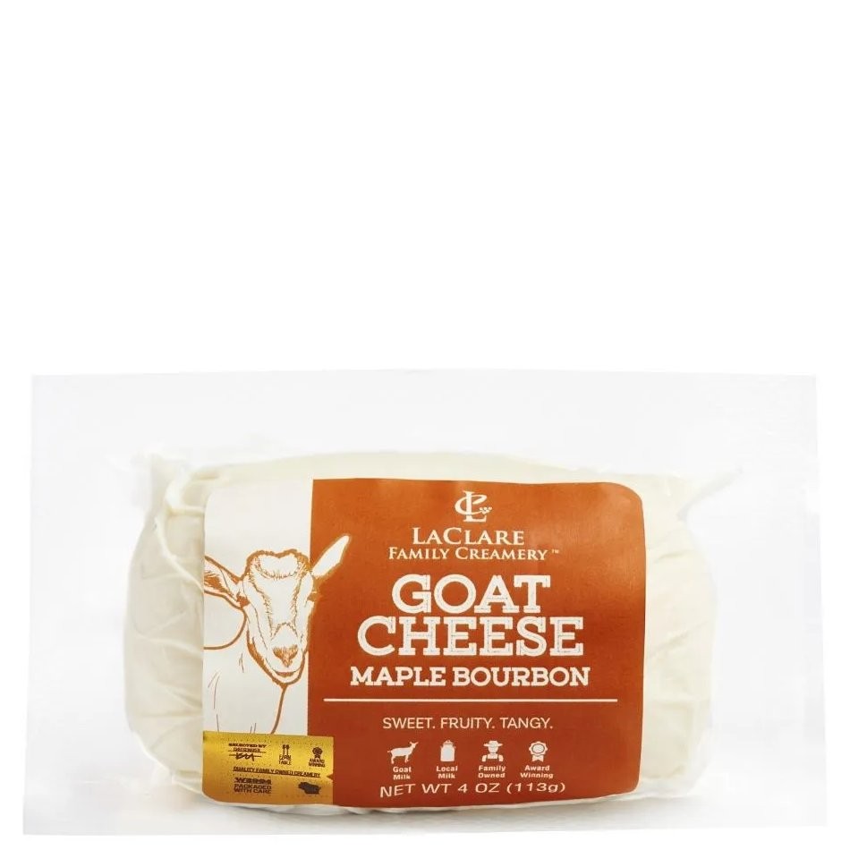 LA CLARE GOAT CHEESE LOG MAPLE BRB 4oz