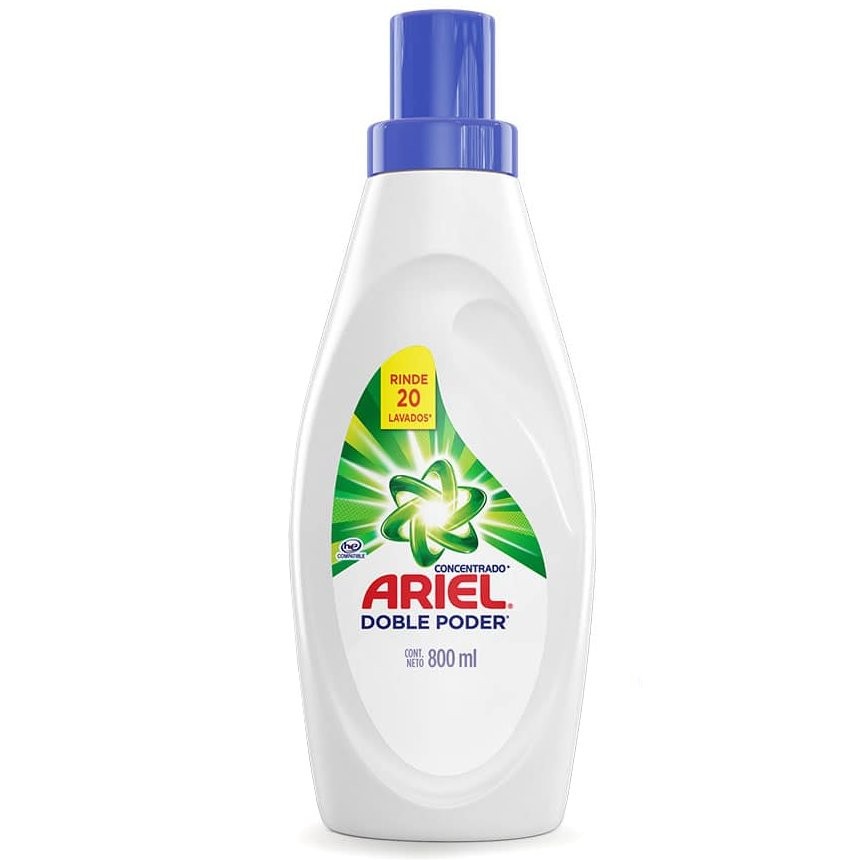 ARIEL LIQUID DOBLE PODER 800ml