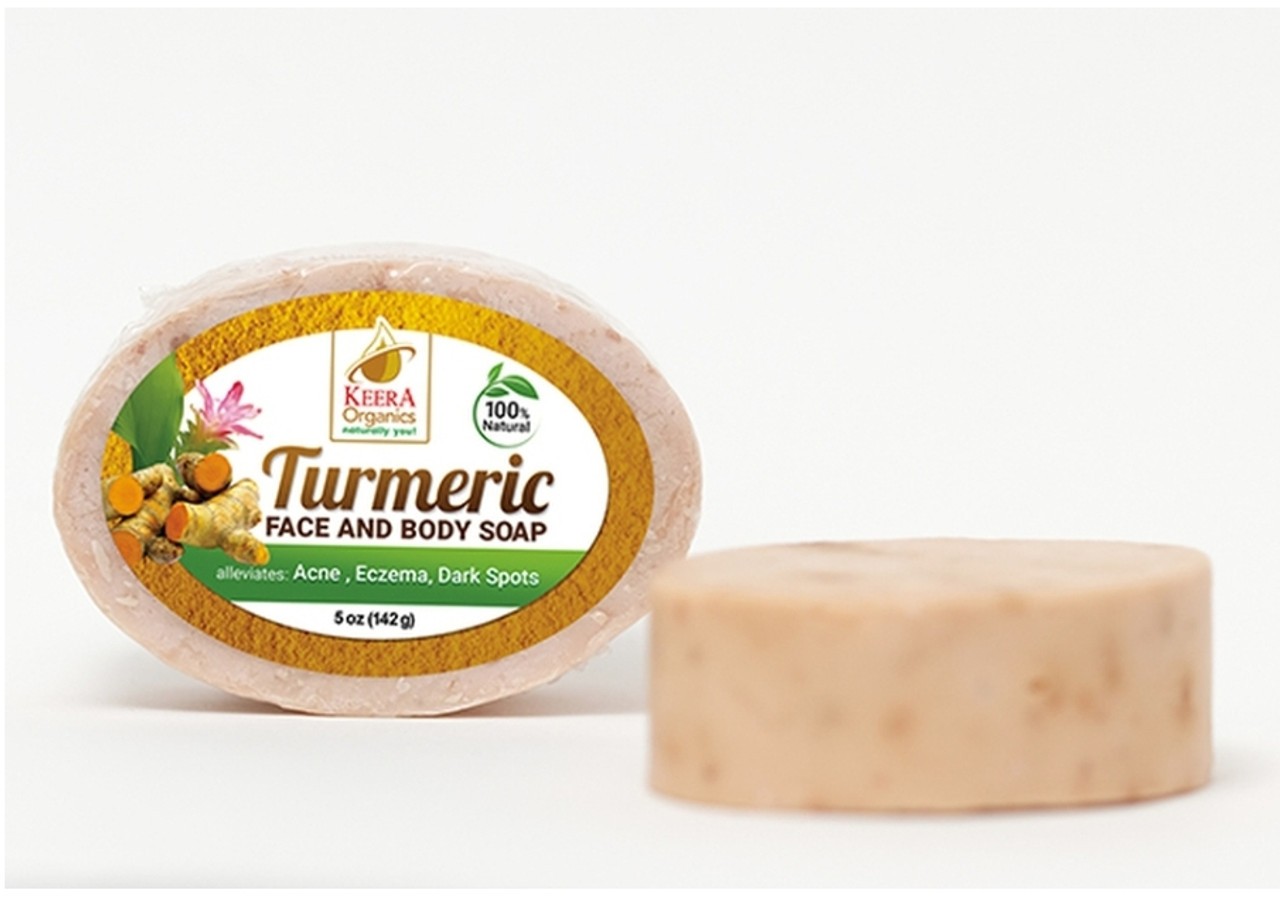 Keera Turmeric Face and Body Soap , 5 oz