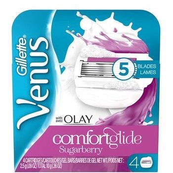 GILLETTE VENUS C/GLIDE S/BERRY CART 4s