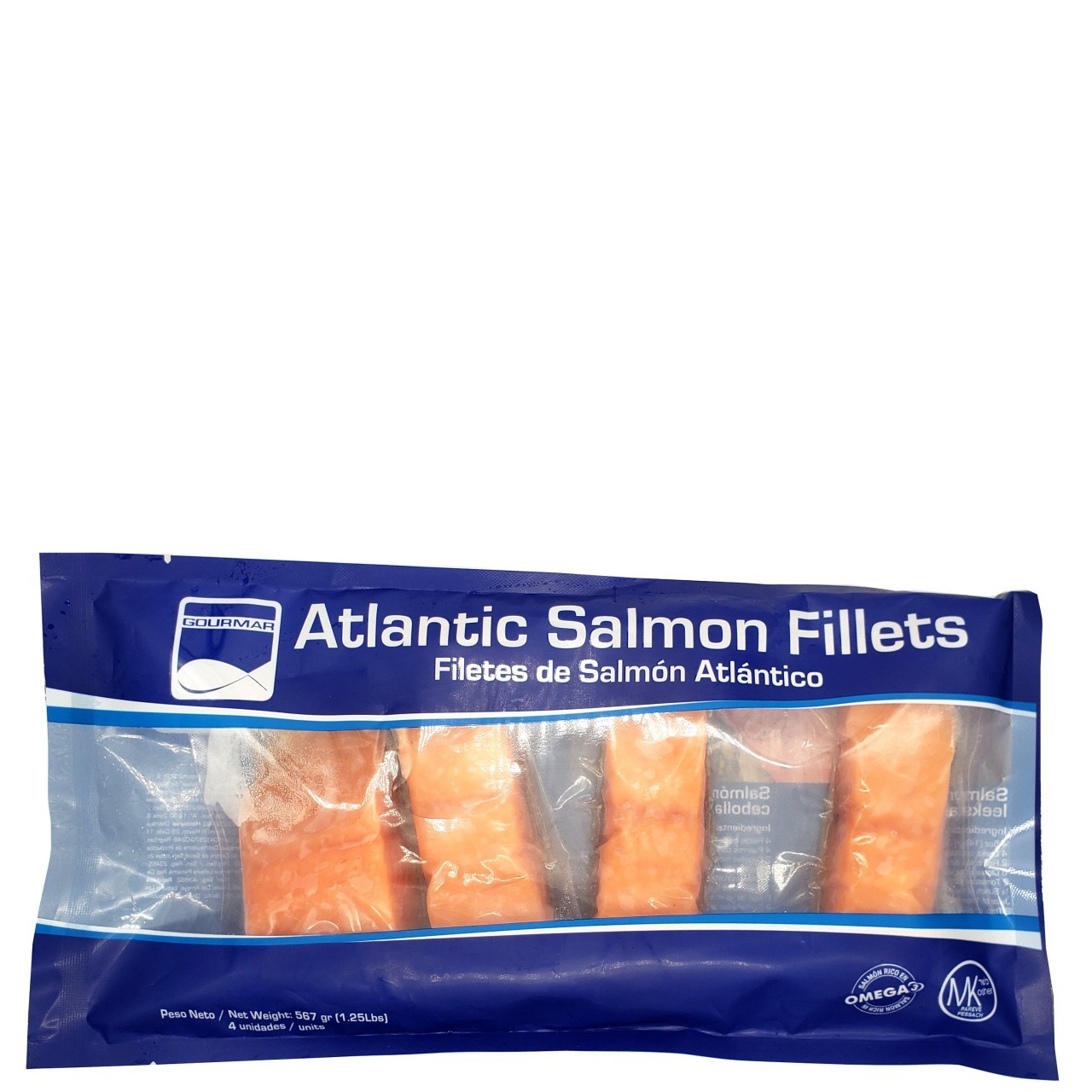 GOURMAR ATLNTC SALMON FILLET W/SKIN 567g