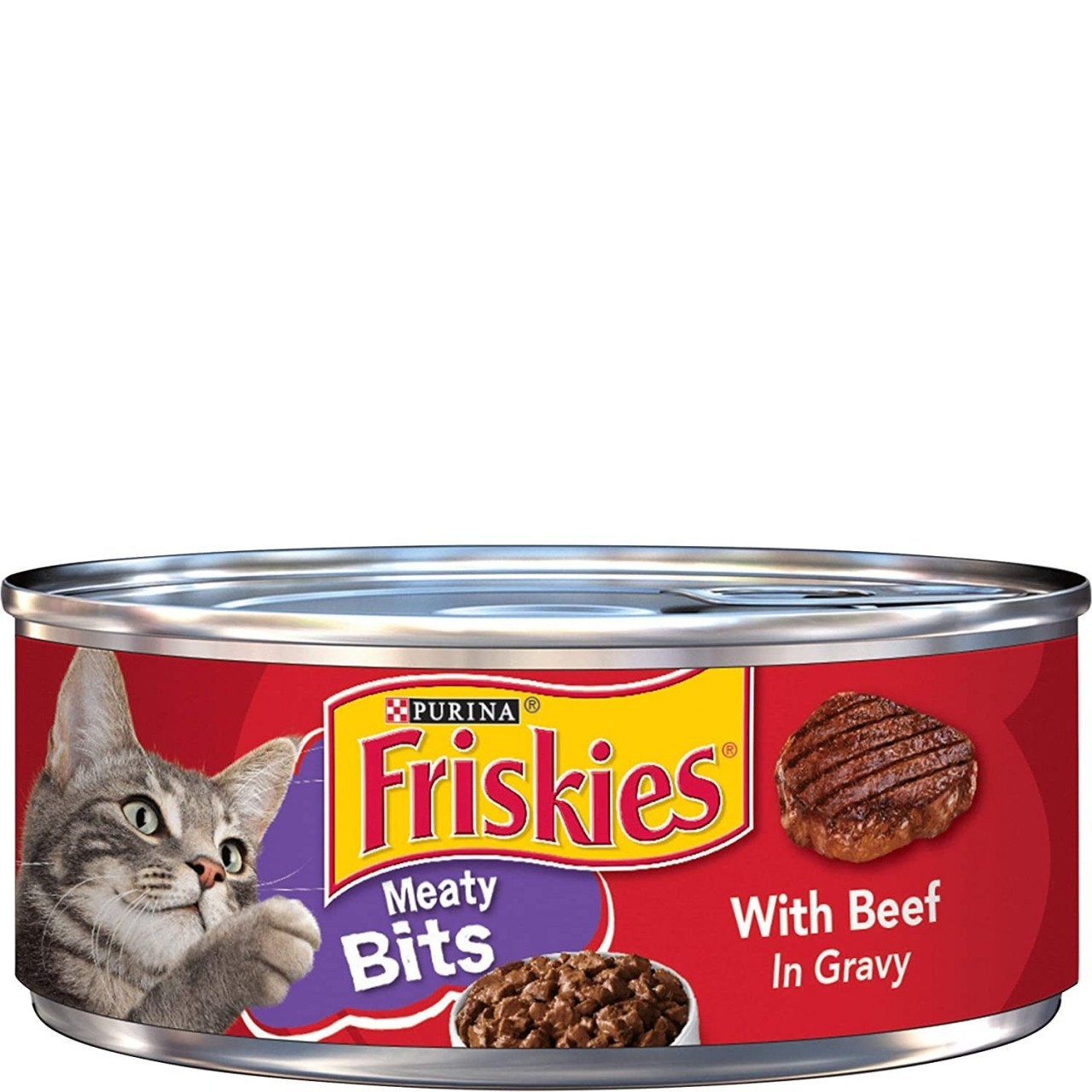 FRISKIES MEATY BITS BEEF IN GRAVY 156g