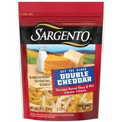 SARGENTO DOUBLE ARTISAN SHRED 8oz